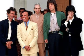 La muerte de Charlie Watts: el día que los Rolling Stones conocieron a Menem