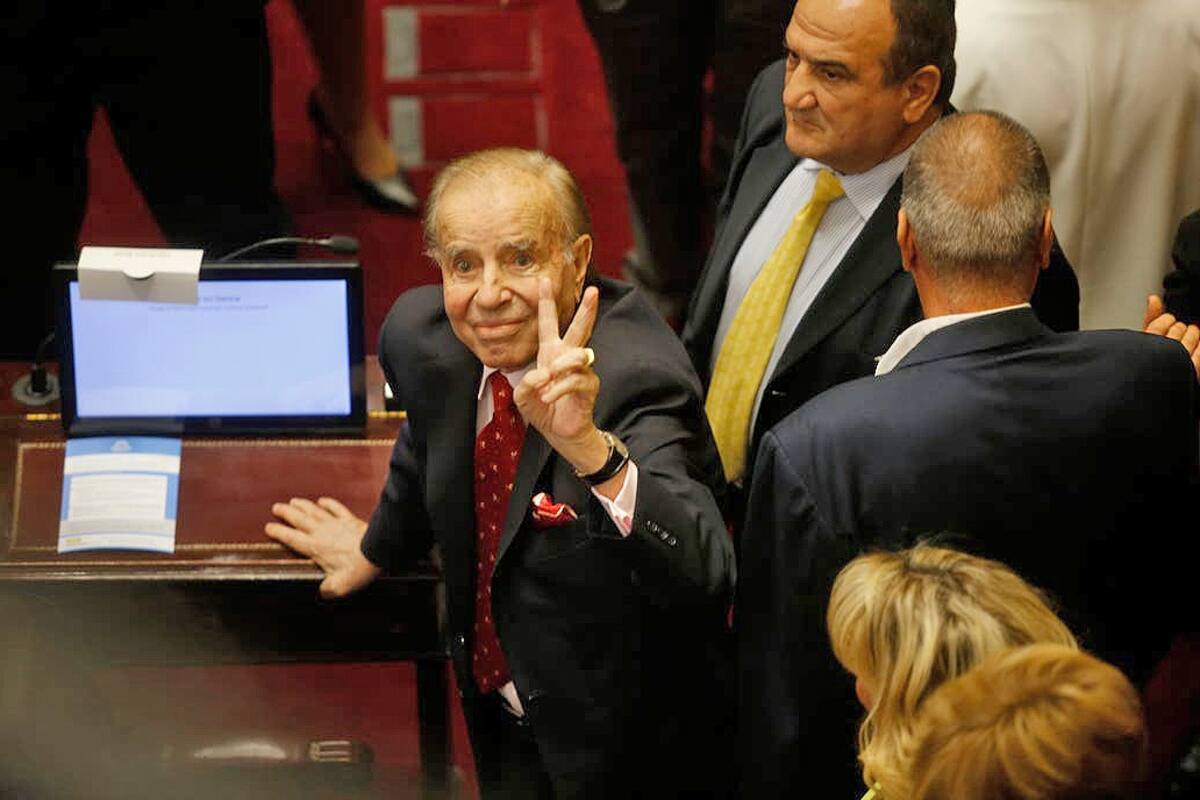 Menem, que fue presidente desde 1989 y 1999, ya tuvo tres internaciones previas en los últimos meses, la última fue a fines de julio de este año