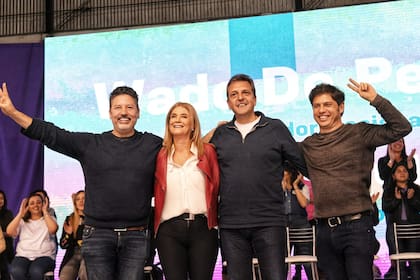 Menéndez, Magario, Massa y Kicillof