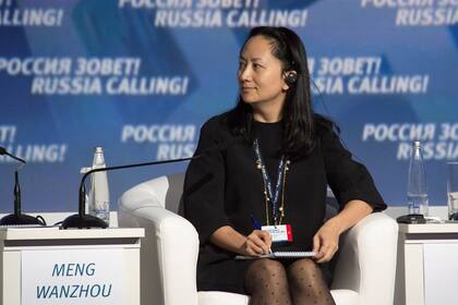 Meng Wanzhou, en un foro sobre inversiones en Moscú