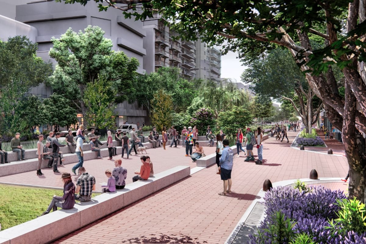 Menos autos y más espacio público, un concepto que busca fortalecer la Ciudad, como en el corredor verde previsto para Honorio Pueyrredón, en Caballito
