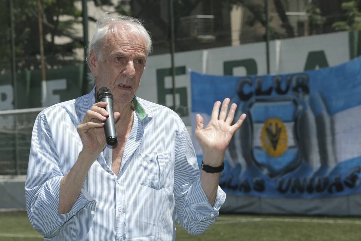 Menotti: "Es en el barrio donde el chico aprende que solo no se puede"
