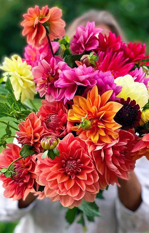 Mensaje de amor en formato floral.