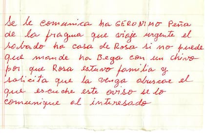 Mensajes al poblador rural