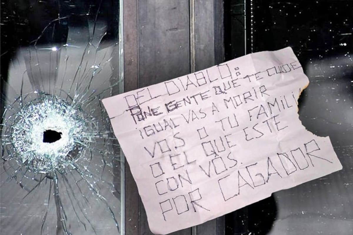 Mensajes extorsivos de narcos rosarinos a comerciantes