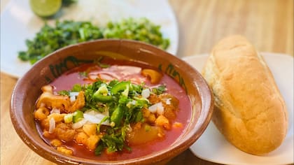Menudo al estilo "Chihuahua", una tradición también en Texas