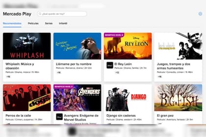 Mercado Play ofrece series y películas (Captura)