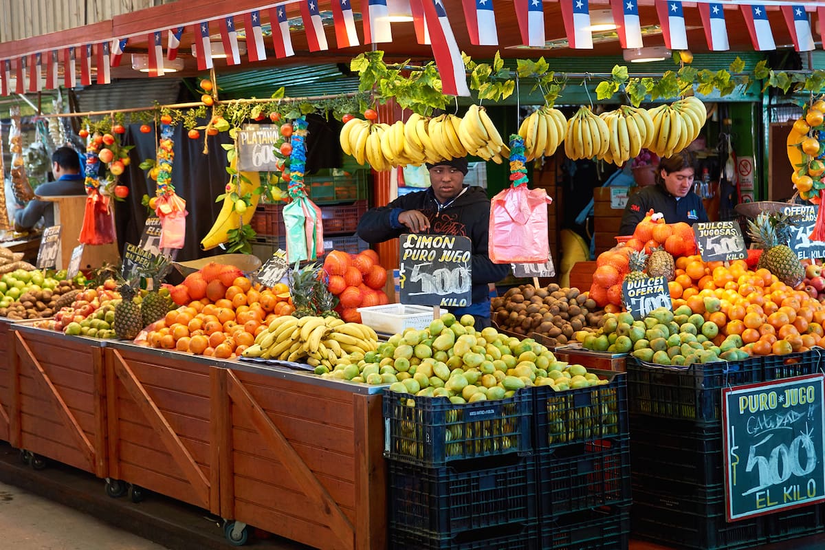 Mercado Santiago de Chile