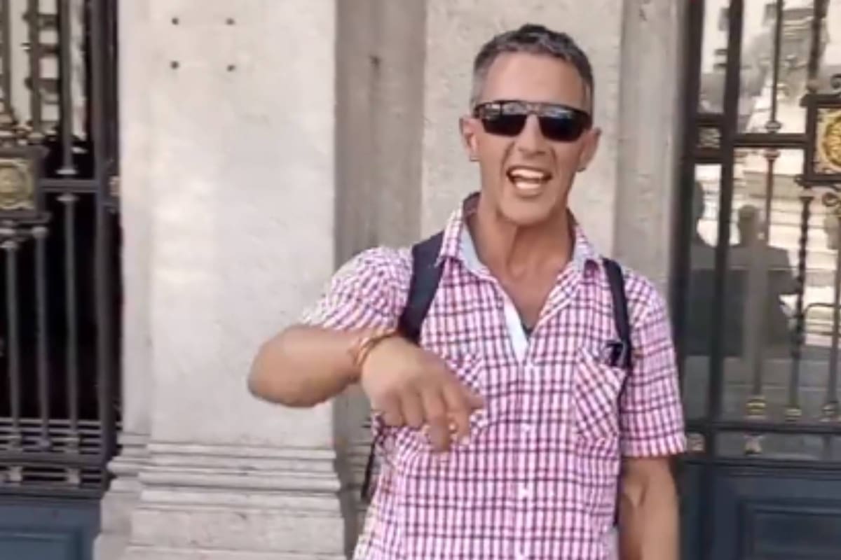 Mercanzini ya había protagonizado un momento violento el domingo, en la asunción