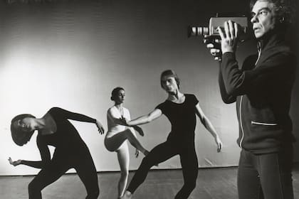 Merce Cunningham Dance Company en TV Rerun Foto: Jack Mitchell 1972