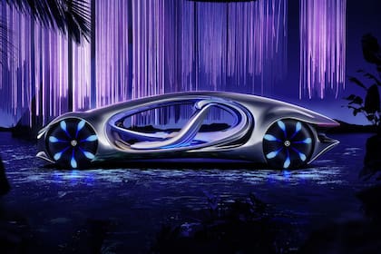 Con su diseño alargado "One Bow" y su lenguaje de diseño orgánico, el Vision Avtr ofrece una visión del diseño del futuro