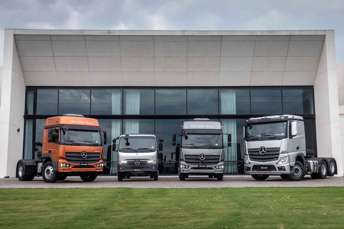 Mercedes-Benz encabezó el mercado con el 33,4% de participación en camiones y el 61,3% en buses, según datos oficiales.
