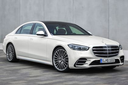 Mercedes-Benz S-Class, 2020, outdoor, still shot, exterior: diamond white