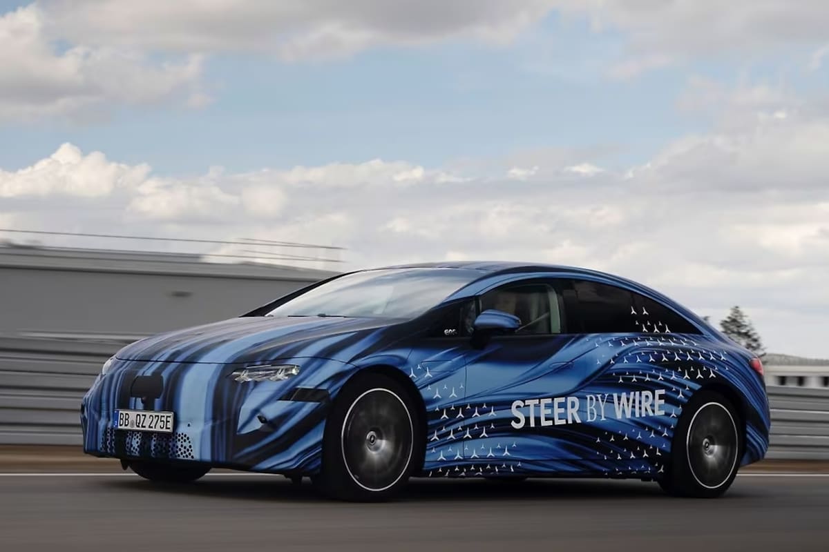 Mercedes Benz será el primer fabricante alemán en ofrecer un vehículo de producción con dirección por cable a partir de 2026