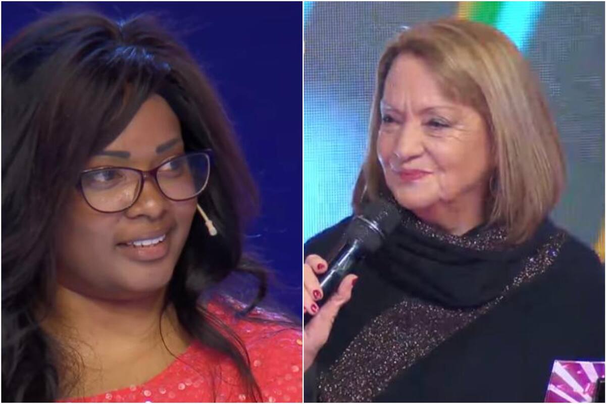 Mercedes Carreras tuvo un impensado gesto con una participante de Los 8 escalones y sorprendió a todos (Foto: Captura de video)