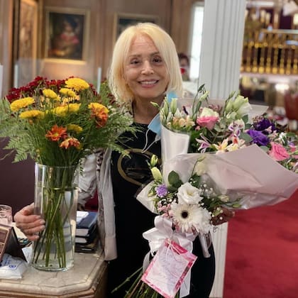 Mercedes López Paredes de Romano, la mujer de Miguelito Romano, peluquero, "El Cóndor"