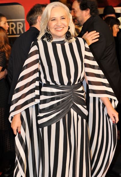 Mercedes Morán, con un diseño de Tavo García