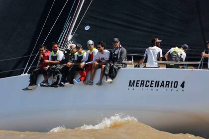 Mercenario 4, la embarcación ganadora de la regata Buenos Aires-Río de Janeiro