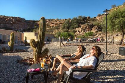 Merecido descanso en El Chiflón Posta Pueblo.