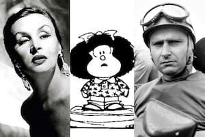 Merello, Mafalda y Fangio