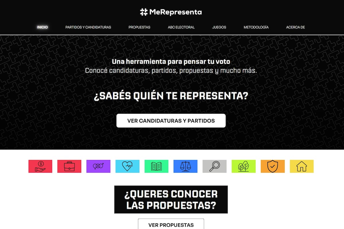 #MeRepresenta permite conocer más detalles sobre todas las personas que integran las listas de candidatos de los diferentes partidos políticos del país