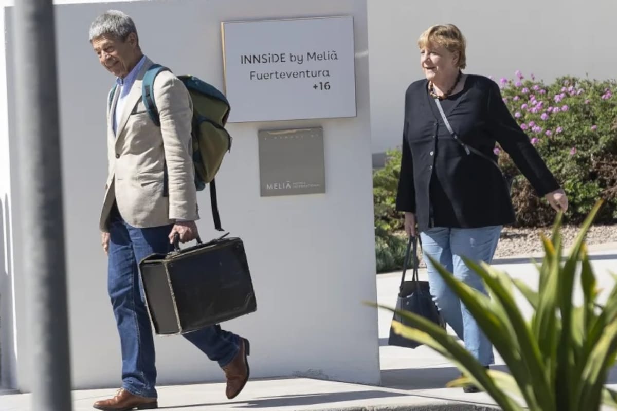Merkel en Fuerteventura