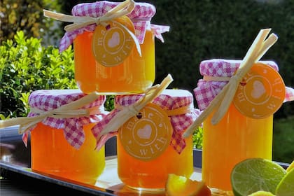Mermelada casera de naranjas.