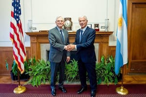 Merrick Garland y Cúneo Libarona en Washington