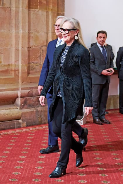 Meryl Streep fue con su hermano.