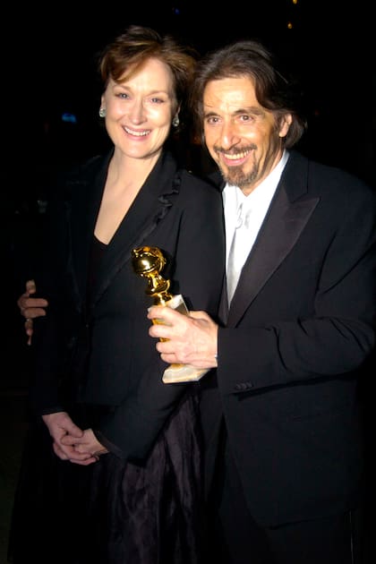 Meryl Streep and Al Pacino, fotografiados en Nueva York en los 80