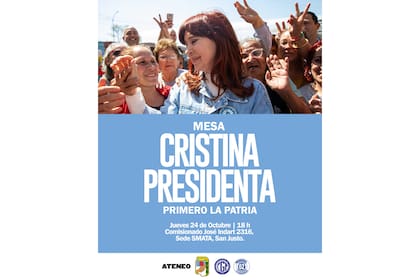 Mesa Cristina presidenta