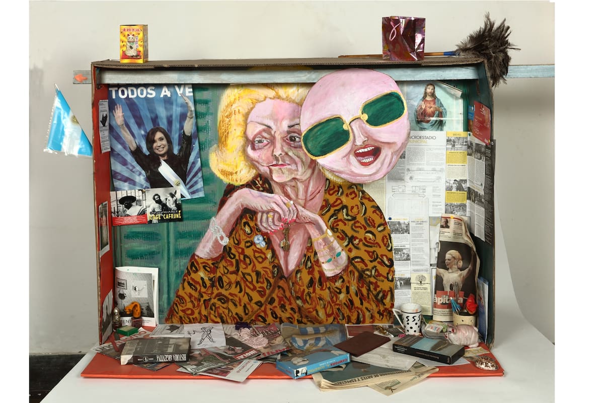 Mesa de entrada. Técnica mixta sobre cartón 2012