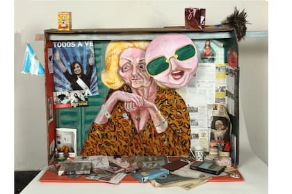 Mesa de entrada. Técnica mixta sobre cartón 2012