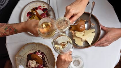 Mesa de postres en L'Atelier Bistró