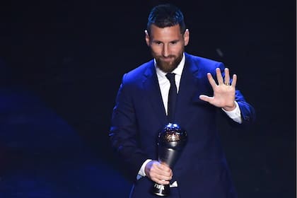 Messi, cuando conquistó por primera vez el trofeo The Best de la FIFA