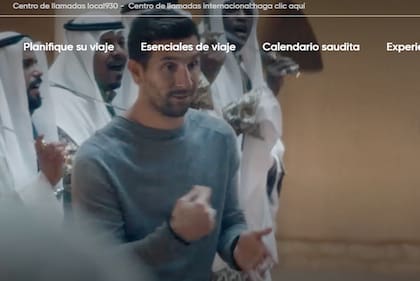 Messi como imagen del deportista de elite que se vincula con Arabua Saudita, un país cuestionado por su política de derechos humanos