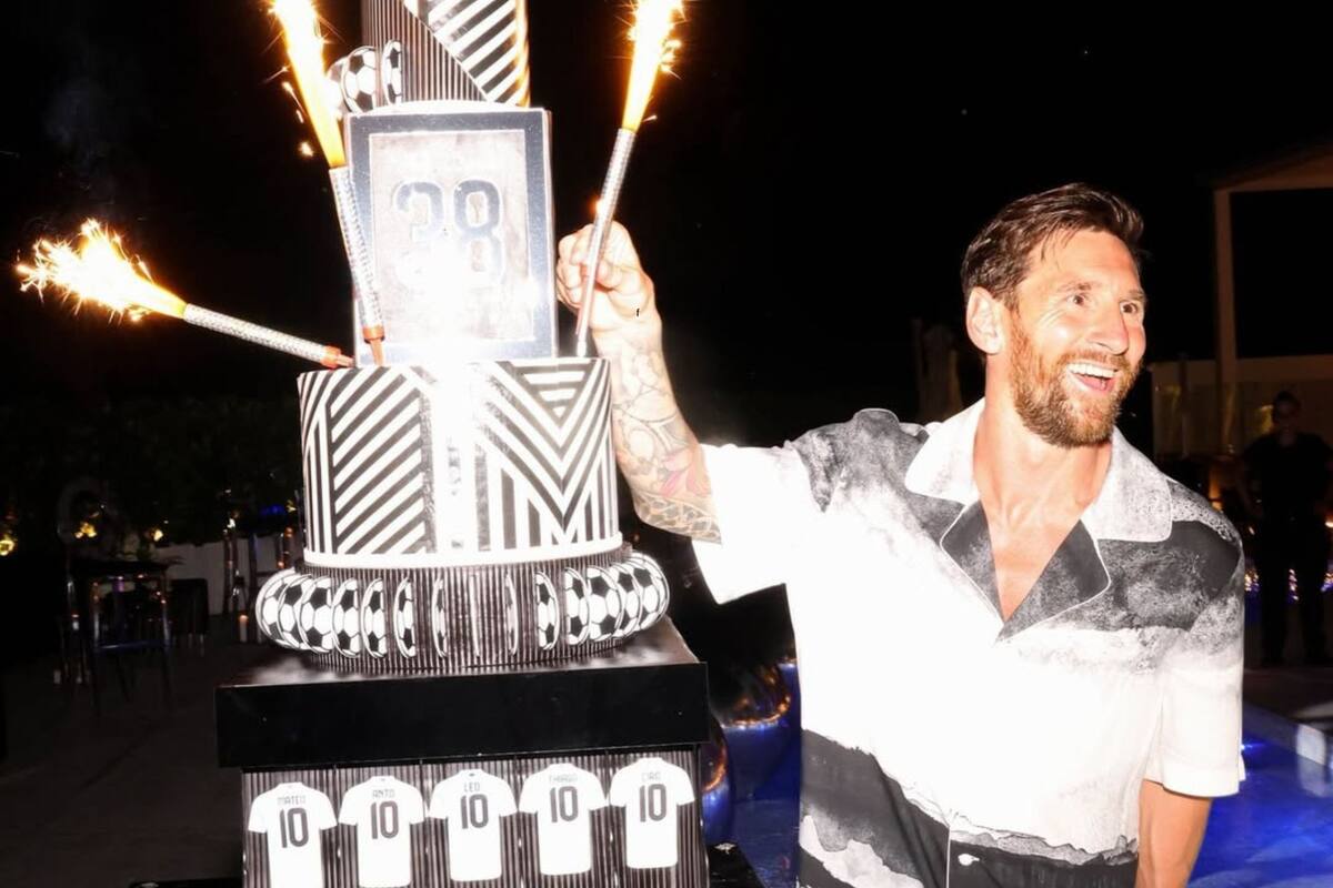 Messi compartió su festejo de cumpleaños en familia y fue furor en redes sociales