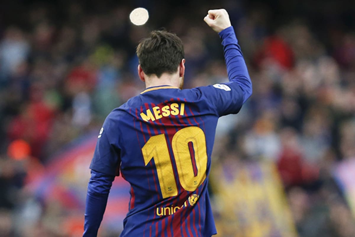 Messi con el puño apretado en alto y la camiseta número 10 de Barcelona; ¿podrá volver a verse esta imagen?