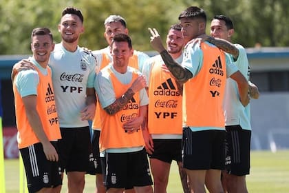 Messi con la selección Argentina