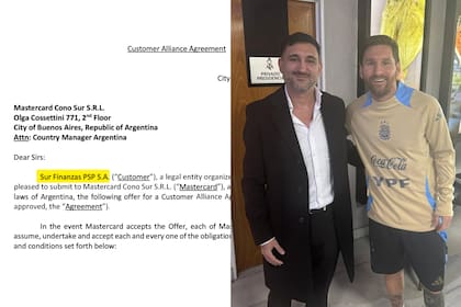 Messi con Vallejos de Sur Finanzas