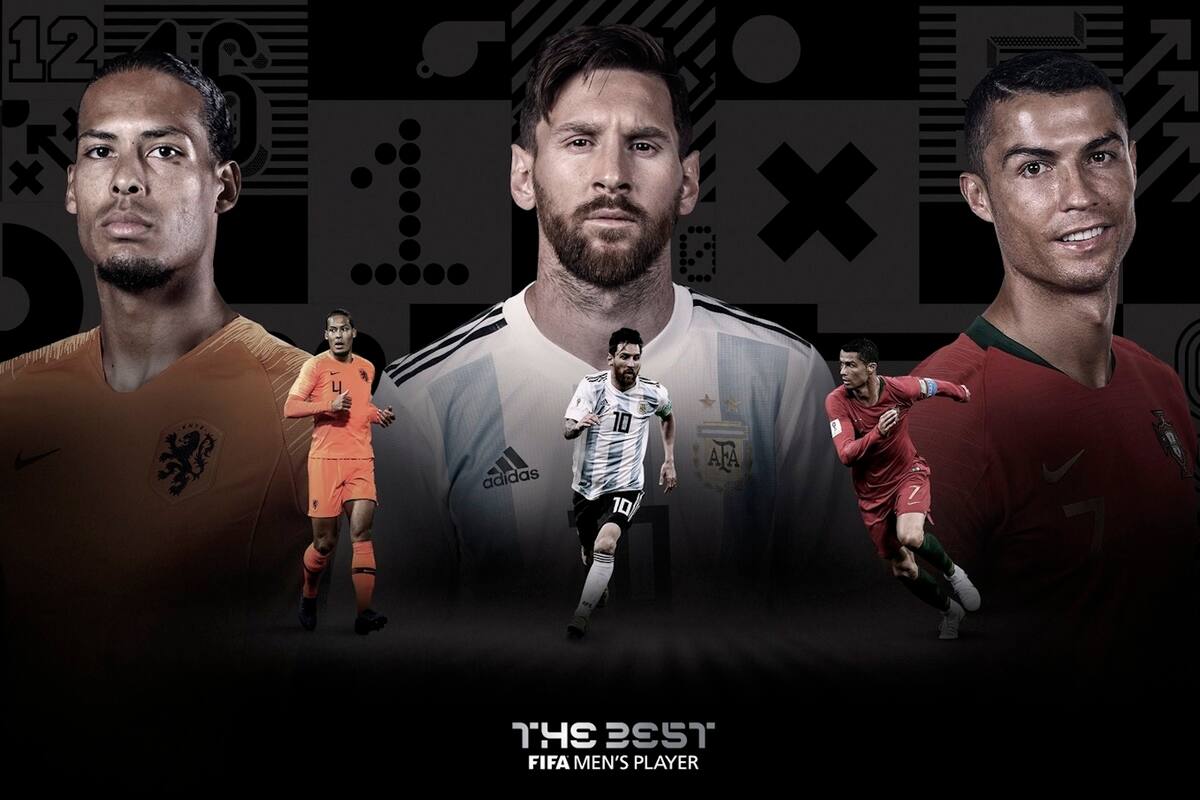 Messi, Cristiano y van Dijk, nominados para el premio The Best
