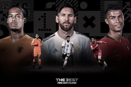 Van Dijk, Messi, Cristiano, nominados para el premio The Best