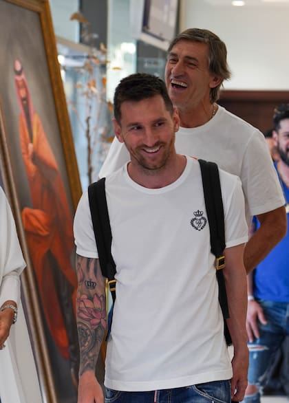 Messi, de visita en Arabia Saudita