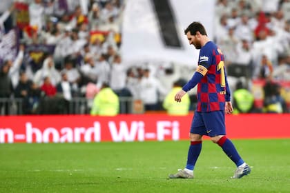 Messi deambula por el Bernabéu