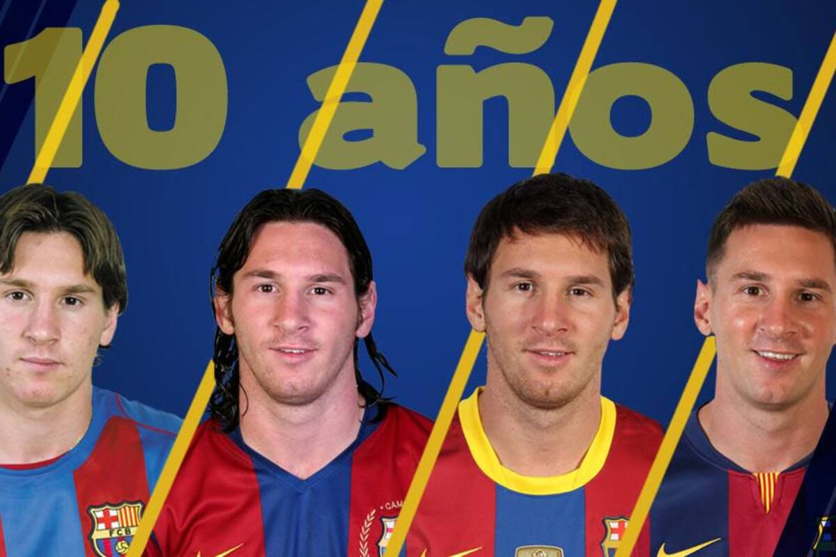 Messi, diez años en lo más alto del fútbol