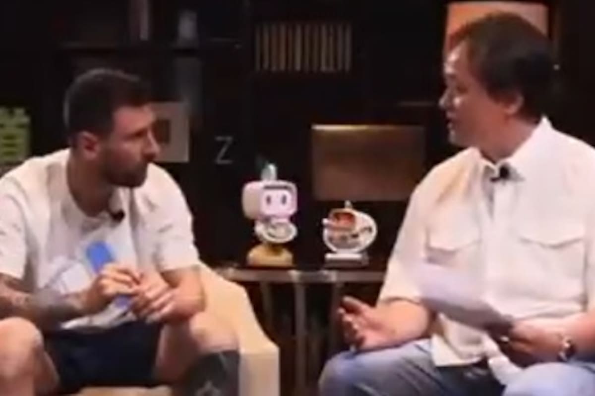 Messi dio una entrevista a la TV china