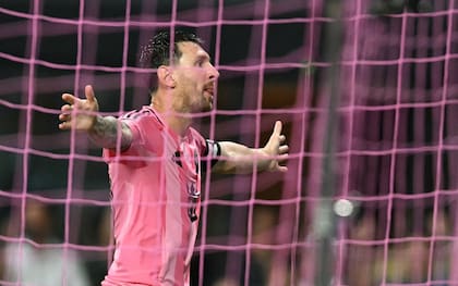 Messi el miércoles de esta semana, cuando jugó en el Inter Miami