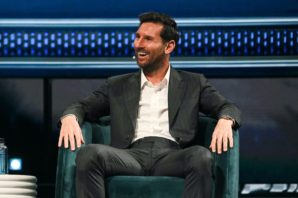 Messi en el America Business Forum, el 5 de noviembre, en Miami, habló de su perfil empresario