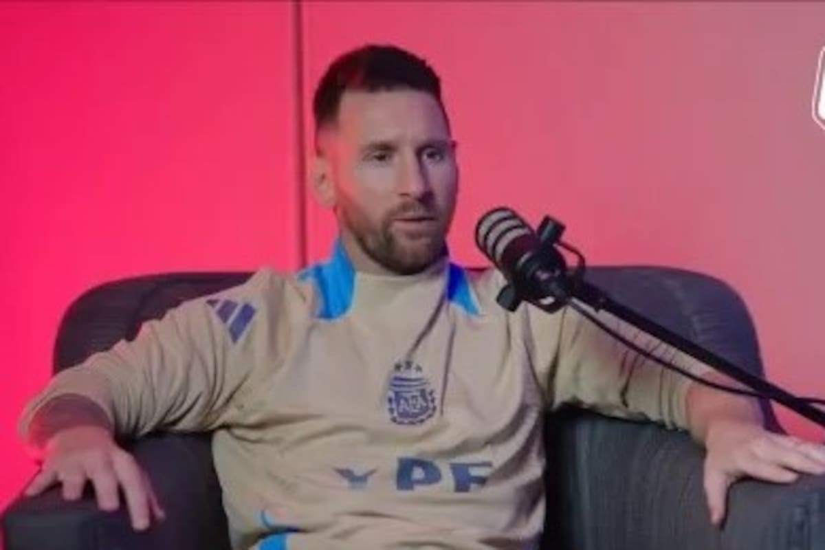 Messi, en la entrevista con Juan Pablo Varsky en Clank