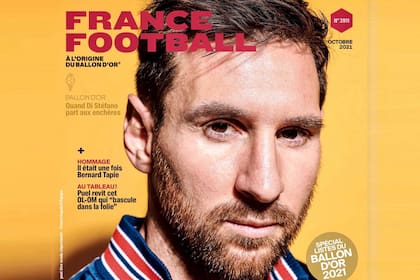 Messi, enla portada de France Football